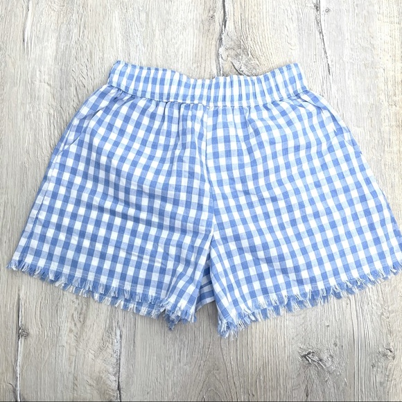 Seek The Label Australia Blue & White Plaid Shorts - Picture 1 of 10